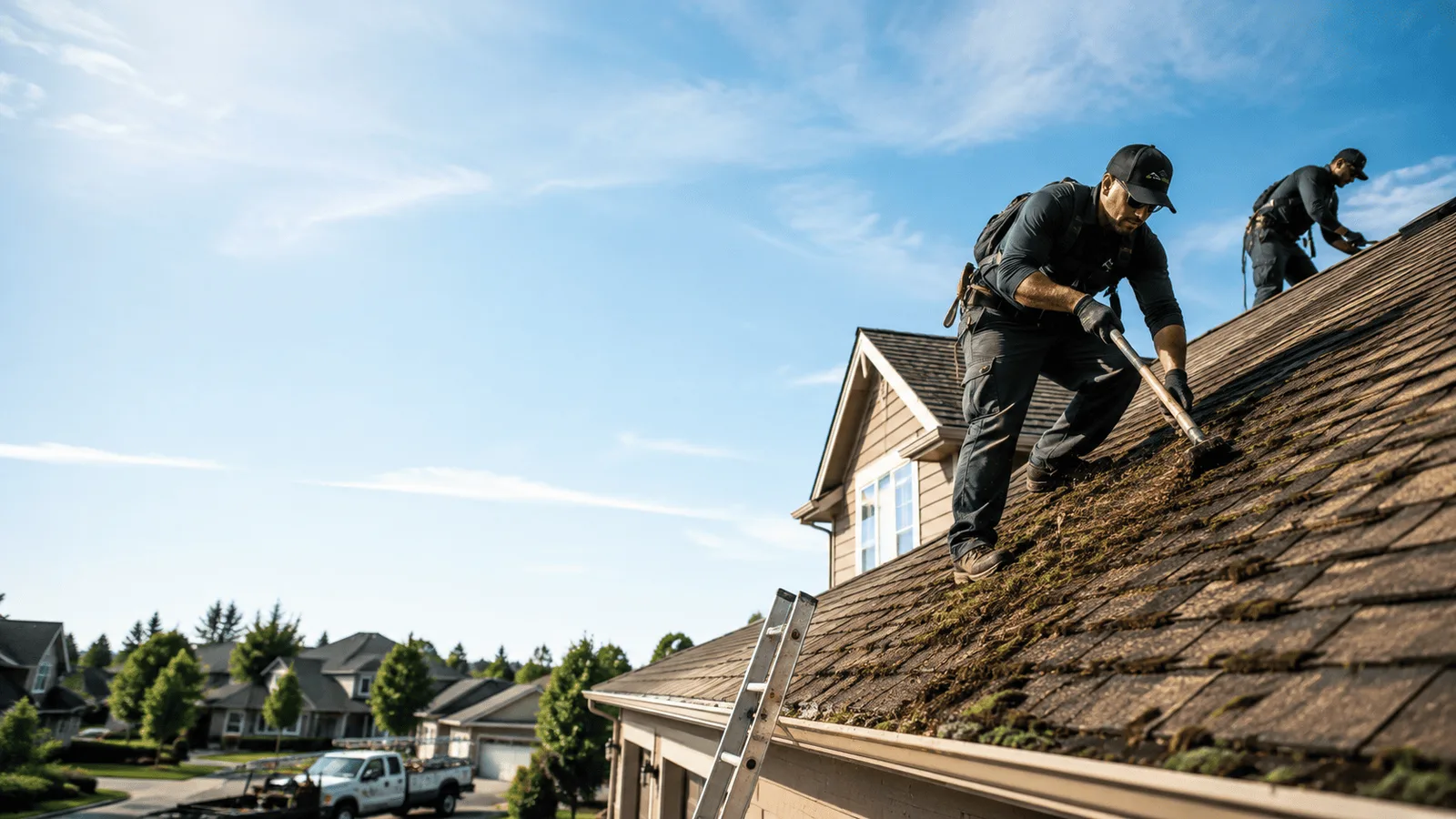 Roof Moss Removal in Sunray, TX near me